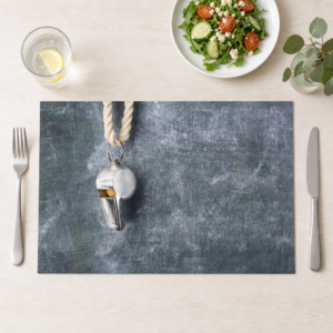 Trillerpfeife - Tischset Papier – Bild 1