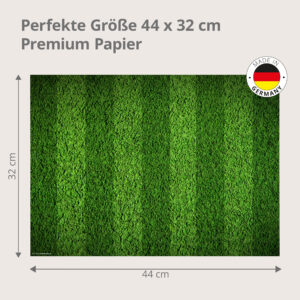 Grüner Rasen - Tischset Papier – Bild 3