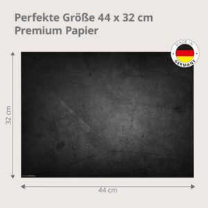 Dunkler Schiefer - Tischset Papier – Bild 3