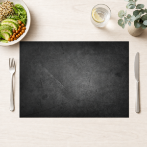 Dunkler Schiefer - Tischset Papier – Bild 1
