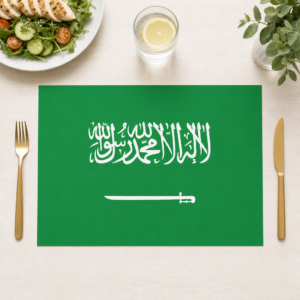 Flagge Saudi-Arabien - Tischset Papier – Bild 1