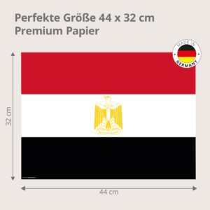 Flagge Ägypten - Tischset Papier – Bild 3