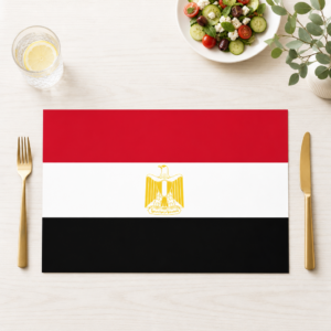 Flagge Ägypten - Tischset Papier – Bild 1