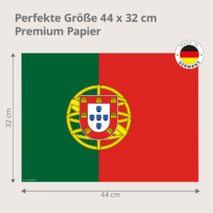 Flagge Portugal - Tischset Papier – Bild 3