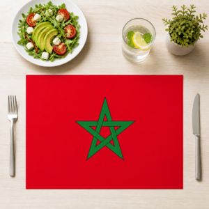 Flagge Marokko - Tischset Papier – Bild 1