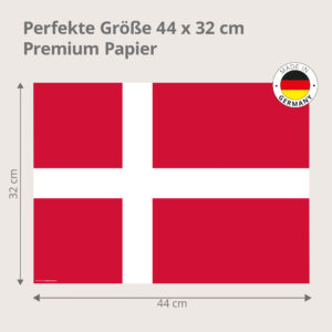 Flagge Dänemark - Tischset Papier – Bild 3