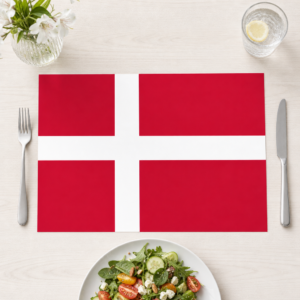 Flagge Dänemark - Tischset Papier – Bild 1
