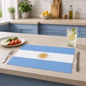 Flagge Argentinien - Tischset Papier – Bild 2