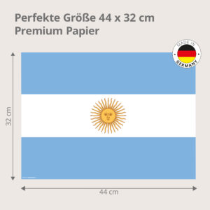 Flagge Argentinien - Tischset Papier – Bild 3