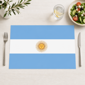 Flagge Argentinien - Tischset Papier – Bild 1