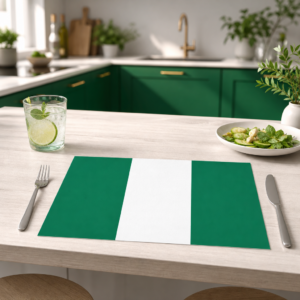Flagge Nigeria - Tischset Papier – Bild 2