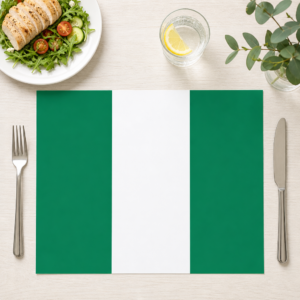 Flagge Nigeria - Tischset Papier – Bild 1