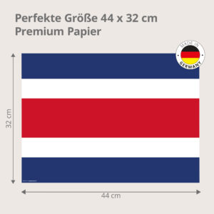 Flagge Costa Rica - Tischset Papier – Bild 3