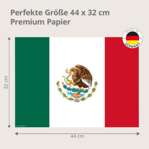Flagge Mexiko - Tischset Papier – Bild 3