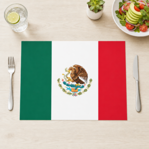 Flagge Mexiko - Tischset Papier – Bild 1
