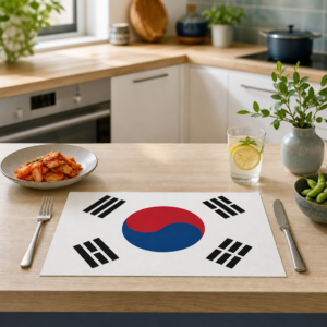 Flagge Südkorea - Tischset Papier – Bild 2