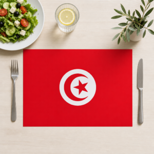 Flagge Tunesien - Tischset Papier – Bild 1