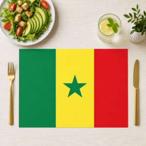 Flagge Senegal - Tischset Papier – Bild 1