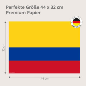 Flagge Kolumbien - Tischset Papier – Bild 3