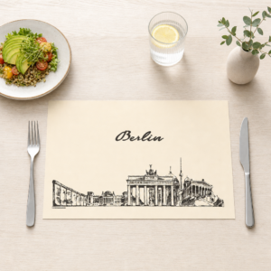 Berlin Skyline - Tischset Papier – Bild 1