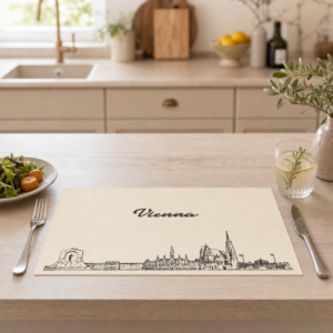 Wien Skyline - Tischset Papier – Bild 2