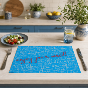 Enjoy your meal blau - Tischset Papier – Bild 2