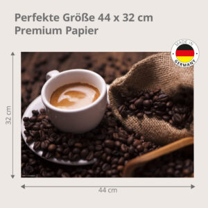 Espresso Arrangement - Tischset Papier – Bild 3