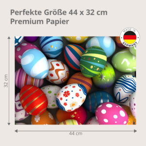 Bemalte Ostereier - Tischset Papier – Bild 3