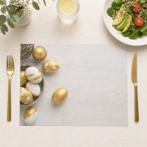 Goldene Ostereier Arrangement - Tischset Papier – Bild 1