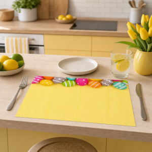 Bunter Eierrand - Tischset Papier – Bild 2