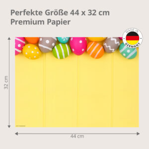 Bunter Eierrand - Tischset Papier – Bild 3