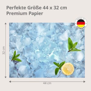 Crushed Ice - Tischset Papier – Bild 3