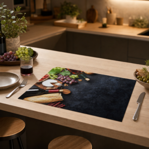 Französisches Weinfrühstück - Tischset Papier – Bild 2