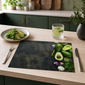 Avocados – Zutaten für Guacamole - Tischset Papier – Bild 2