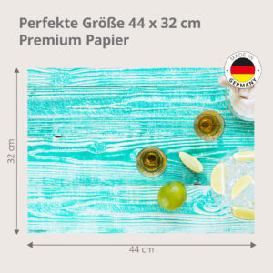 Tequila Shots mit Limette - Tischset Papier – Bild 3