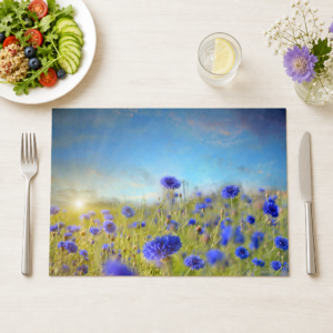 Kornblumenfeld - Tischset Papier – Bild 1