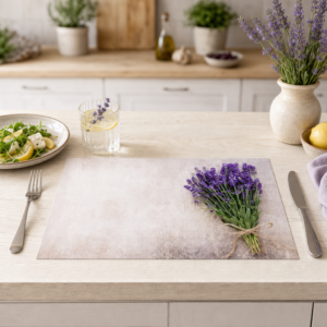 Üppiger Lavendel-Strauß – Papiertischsets Großpackung – Bild 2
