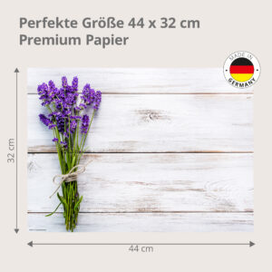Lavendel-Bündel - Tischset Papier – Bild 3