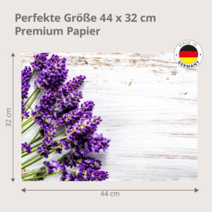 Lavendel Duft - Tischset Papier – Bild 3