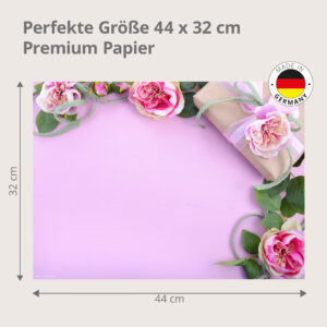 Rosen & Geschenkbox - Tischset Papier – Bild 3