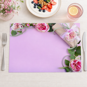 Rosen & Geschenkbox - Tischset Papier – Bild 1