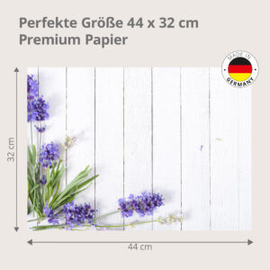 Lavendel-Ecke - Tischset Papier – Bild 3