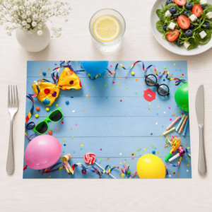 Karneval – Party-Accessoires - Tischset Papier – Bild 1