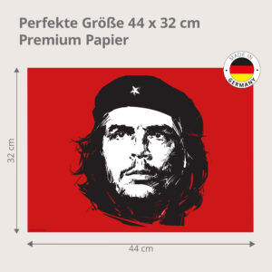 Revolutionär-Porträt - Tischset Papier – Bild 3