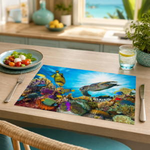 Unterwasserwelt am Korallenriff - Tischset Papier – Bild 2