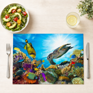 Unterwasserwelt am Korallenriff - Tischset Papier – Bild 1