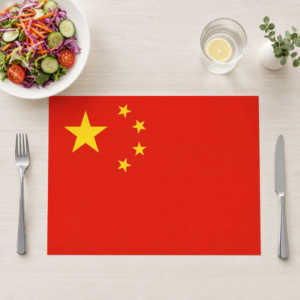 China-Flagge - Tischset Papier – Bild 1