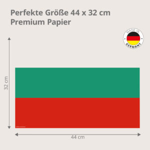Bulgarien-Flagge - Tischset Papier – Bild 3