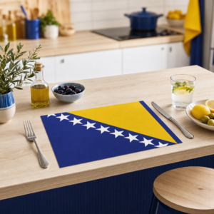 Bosnien-Flagge - Tischset Papier – Bild 2
