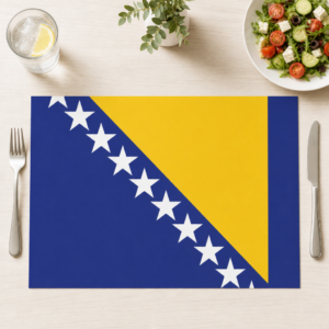 Bosnien-Flagge - Tischset Papier – Bild 1